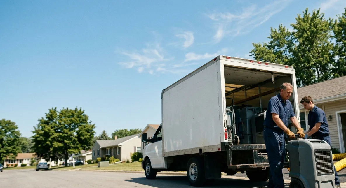 Water Damage Cleanup in Mechanicsburg, OH near me